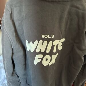 White Fox Boutique Gray Sweatshirt